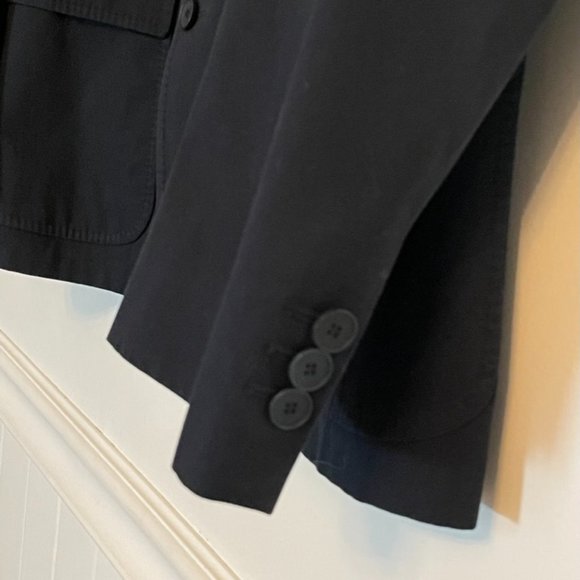 Lacoste Men's Black Blazer Jacket Two Button Closure Size 50/4 D51 - Picture 15 of 16